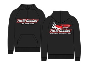 Thrillseeker Black Hoodie